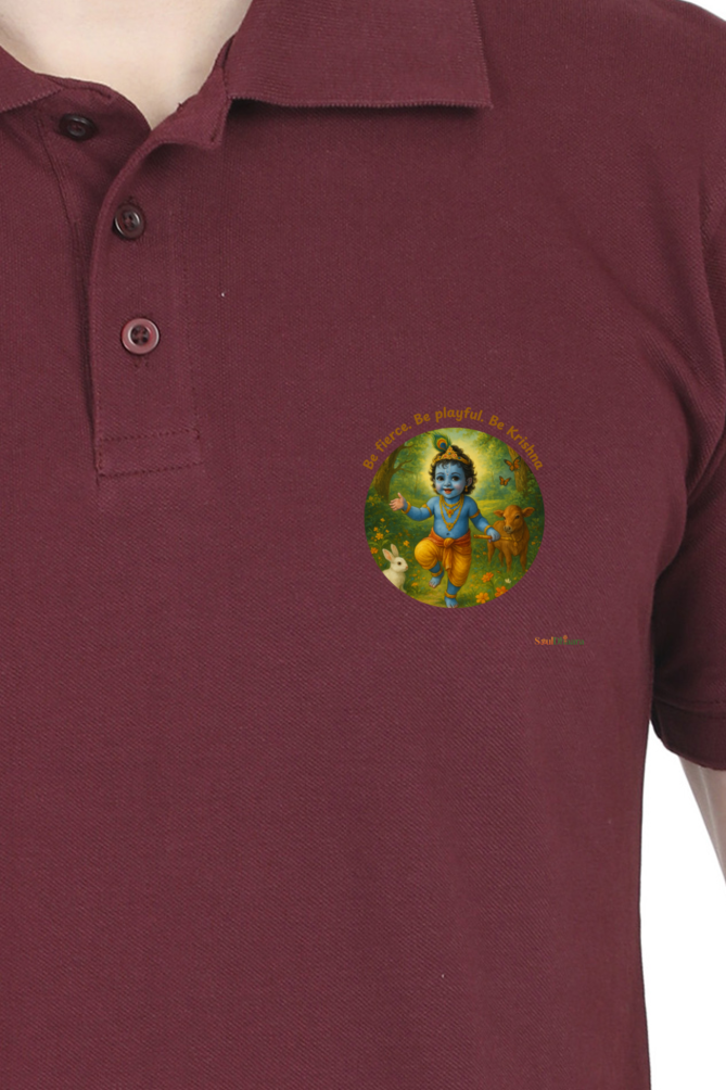 Bala Gopala inspired Men's Polo