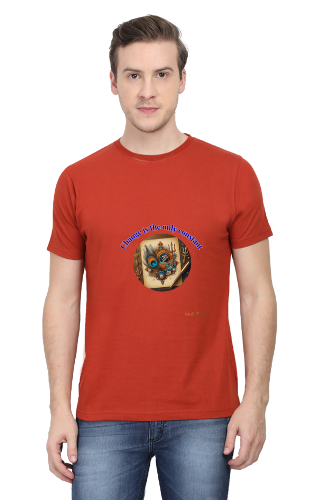 Mandala inspired Men's classic crew Tshirt