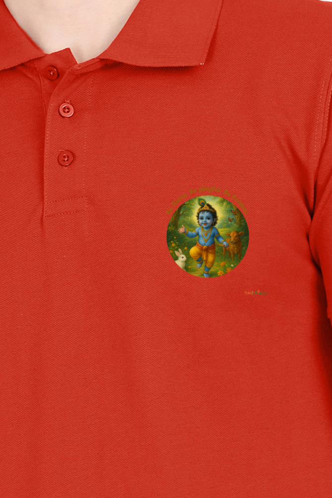 Bala Gopala inspired Men's Polo