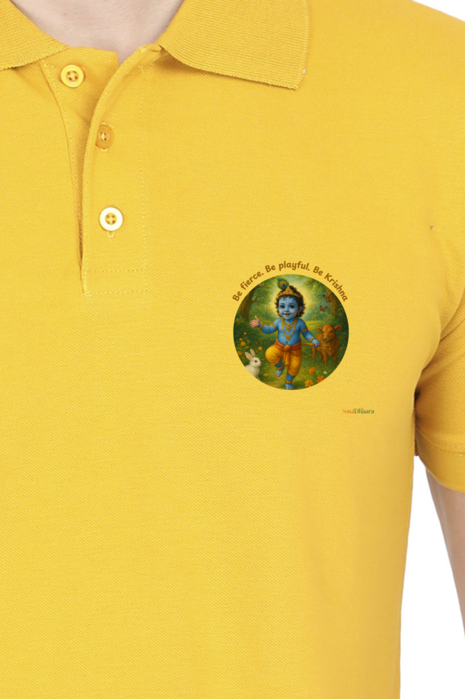 Bala Gopala inspired Men's Polo