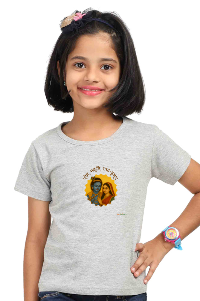Radha Krishna inspired Girl's T-Shirt
