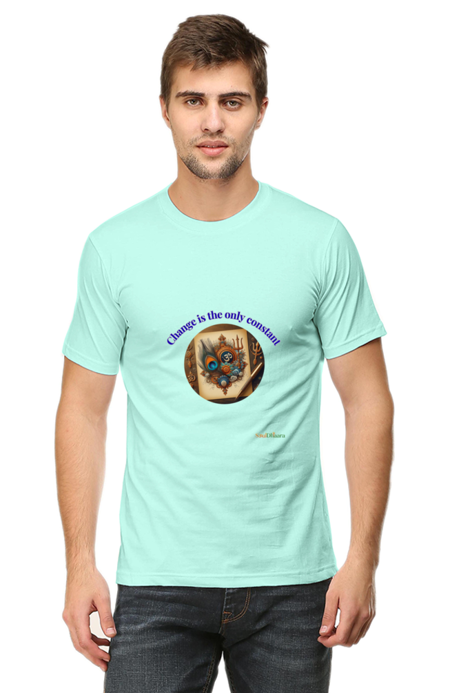 Mandala inspired Men's classic crew Tshirt