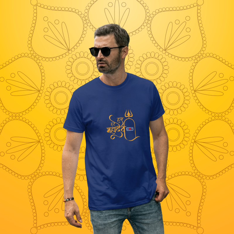 Mahadev themed T-shirt